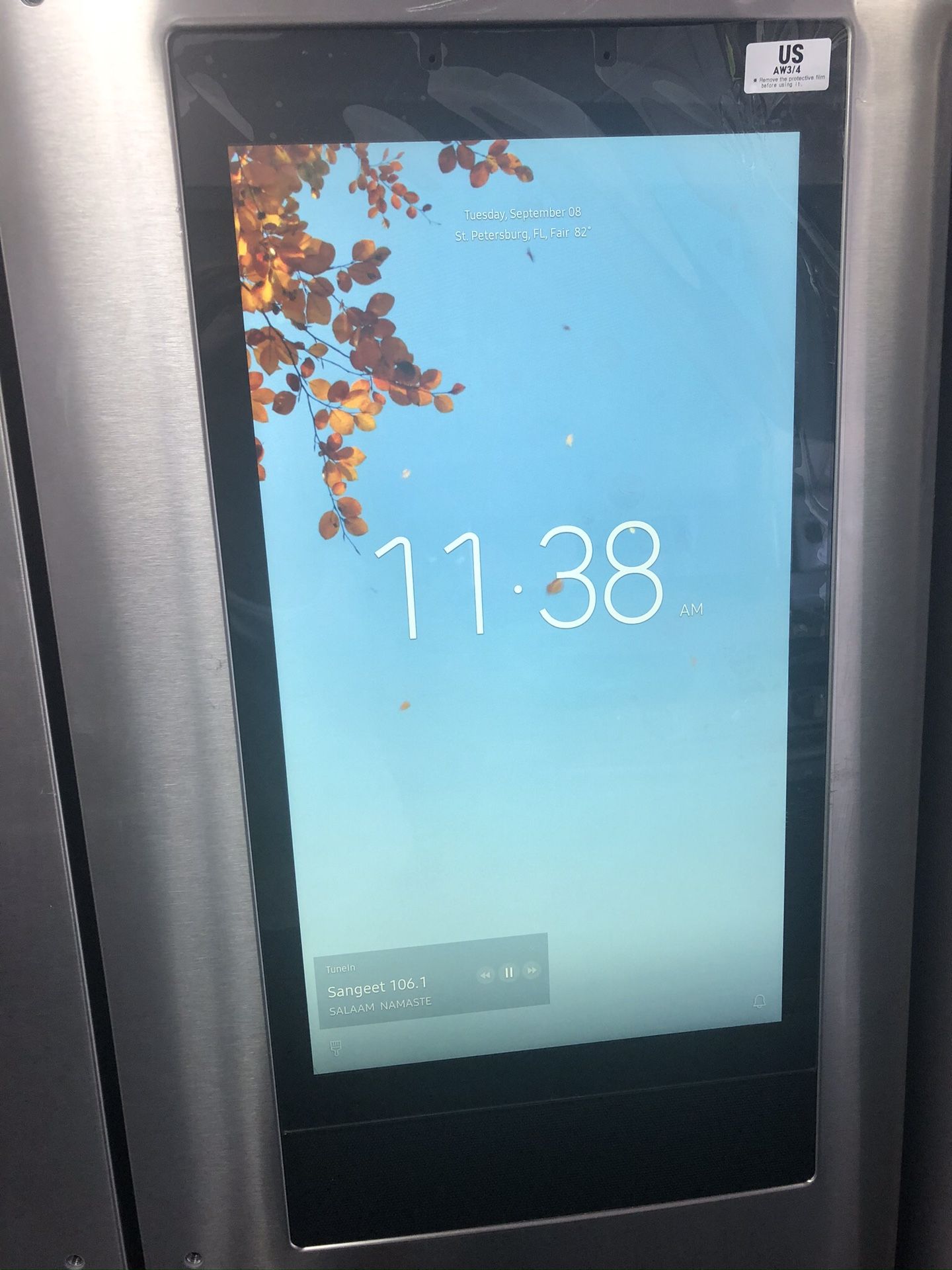 New scratch and dent Samsung 28 cu ft stainless steel French door