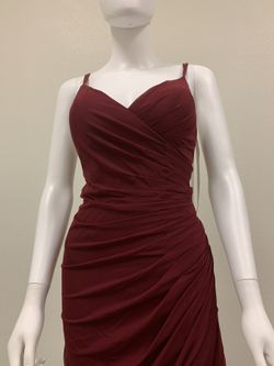 Barato Porque Tienda Sierra Pronto.Burgundy Party Dress 