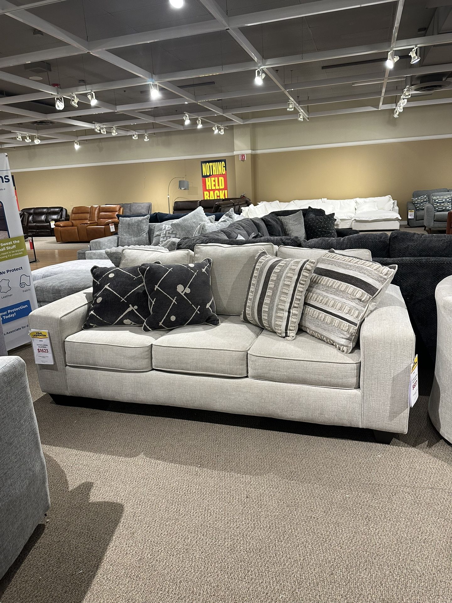 Cozy Alston Sofa + Loveseat Set – Neutral Beige, Ready for Pickup