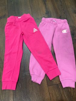 Girls pink sweat pants size 4/5 by Reebok #23