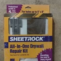 All in one drywall repair kit