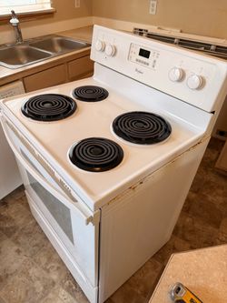 White stove