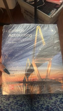 College accounting book