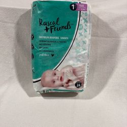 Rascal & Friends Diapers Size 1/38 Diapers 