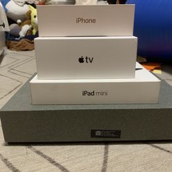 EMPTY Tech Boxes (iPhone, AppleTv, iPad, laptop)