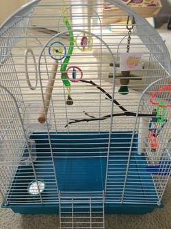 Bird Cage with Many Extras