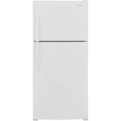 Clean White Frigidaire Top-Freezer Refrigerator - Works Great!