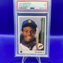 89 Upper Deck Ken Griffey Jr. Rookie PSA 7