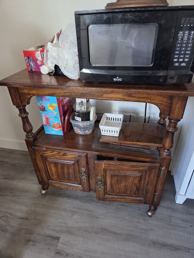 Wood Cabinet $20