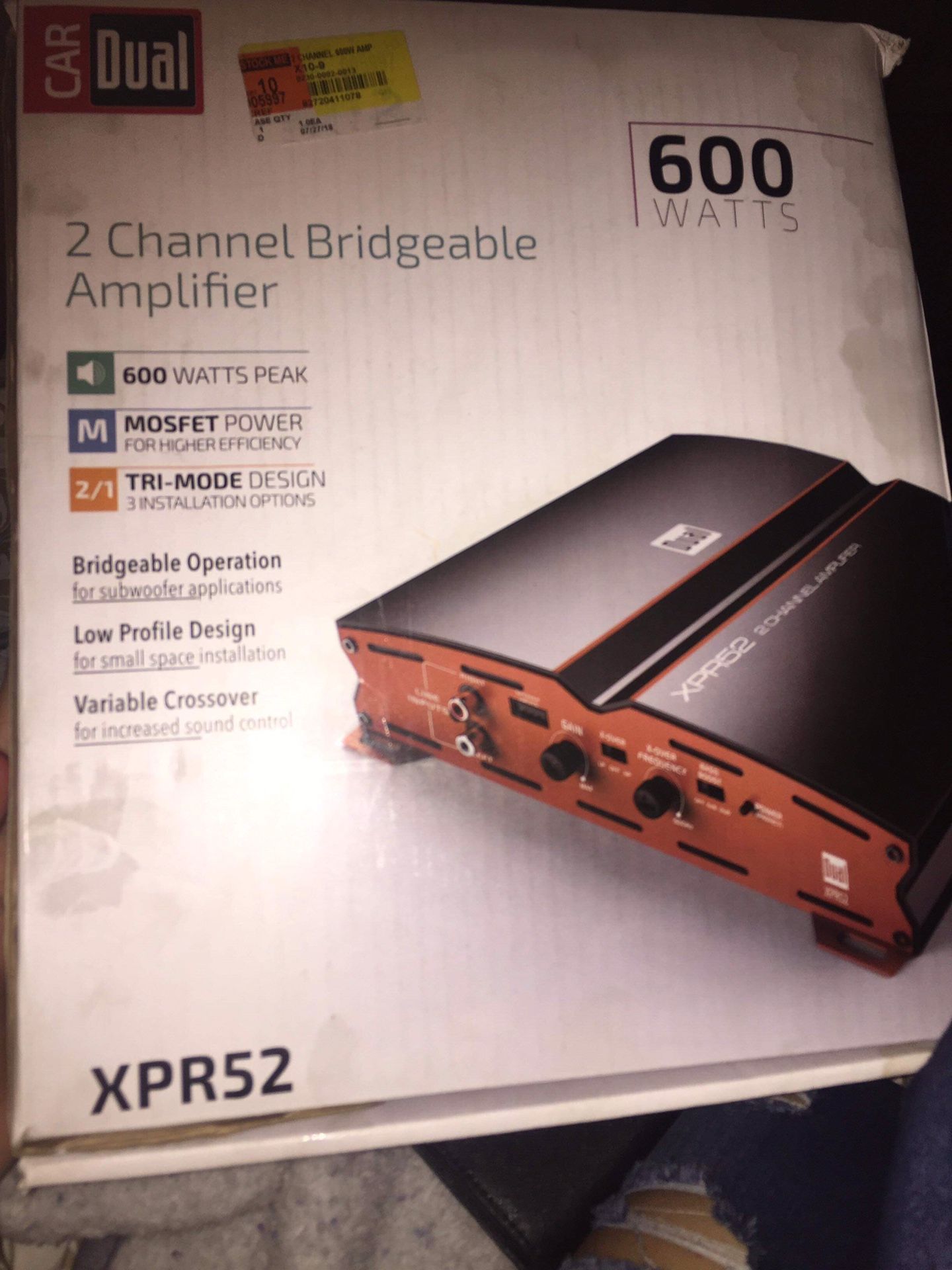 2 Chanel bridgeable amplifier