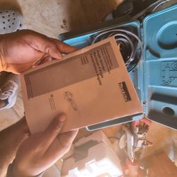 Makita GA4030 angle grinder. 