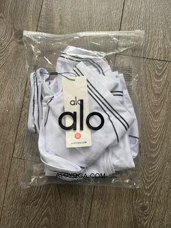 Alo White Gym Set