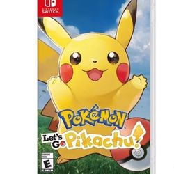 Pokemon Lets Go Pikachu Nintendo Switch Sealed Game 