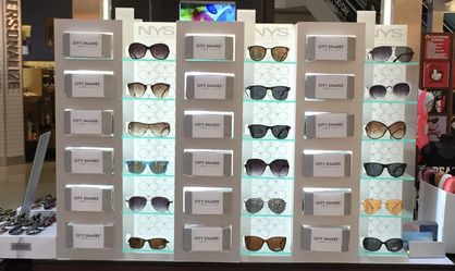 Nys sunglass displays for Kiosk Or Counted Display 
