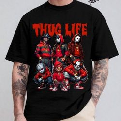 Halloween Killer Characters Crewneck 3XL  Pro Club TEE-SHIRT 