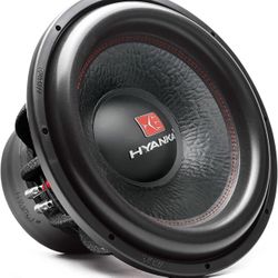 H YANKA BSF-15-2 15 Inch Subwoofer - 2400W MAX Power 15 Inch Paper Cone Subwoofer Car Audio, Black Aluminum Basket, 2.5“ Dual Voice Coil 2 Ohm Impedan