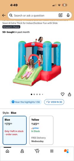 Inflatable Slide Bouncer Brand New In Box