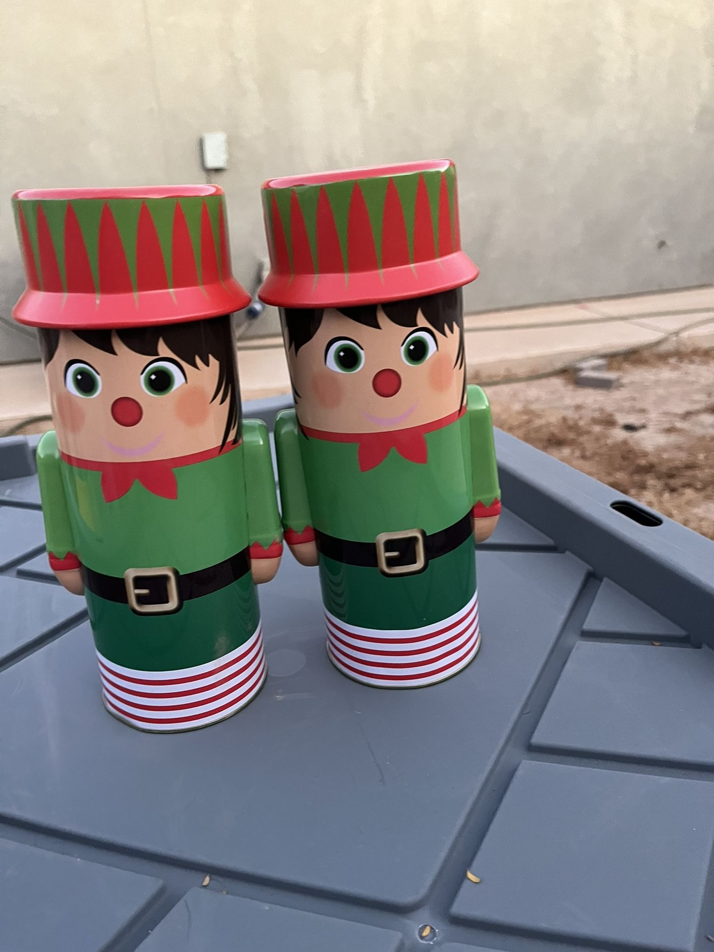 Soldiers Tin Can Containers