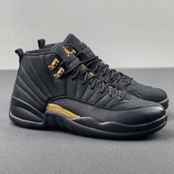 Air Jordan 12 Black Golden
