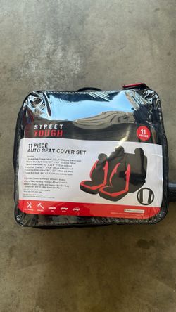 Auto seat cover set