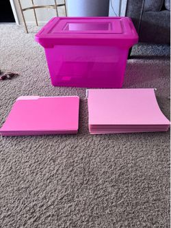 File Box and File Folders