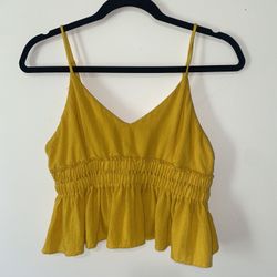 Yellow Crop Top 