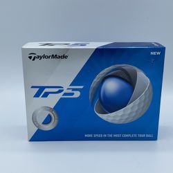 TaylorMade TP5 Golf Balls - White Dozen 12 NEW Sealed in Box