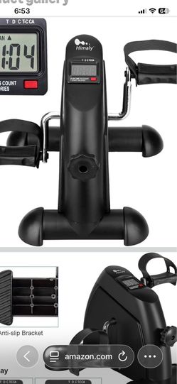 Under desk portable bike pedal exercise