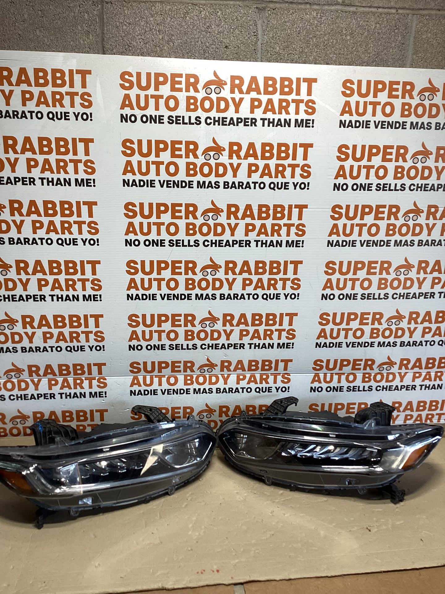 2018 Accord Headlight Pair Driver Passenger Halogen LED DRL Original OEM 🔥 2022 