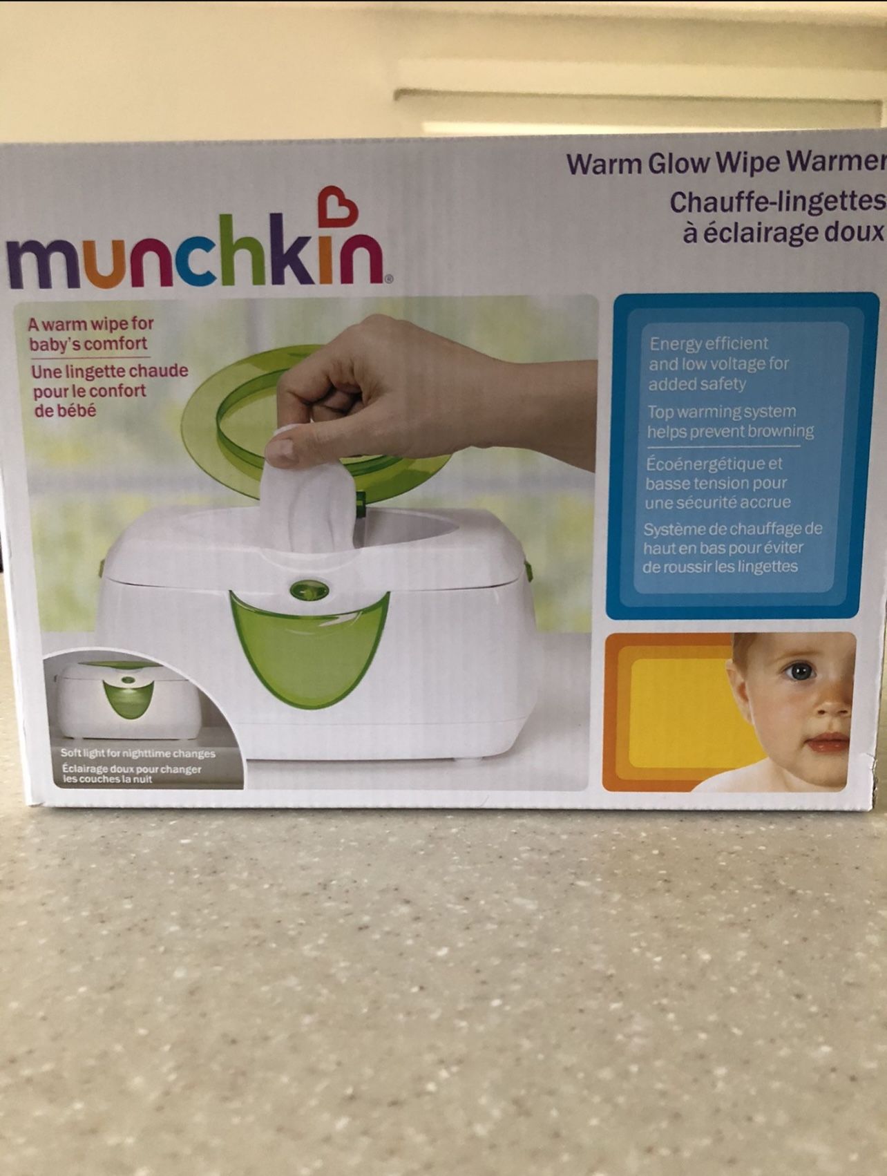 Munchkin Warm Glow Wipes