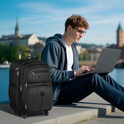 Designer Steve Madden Rolling Backpack