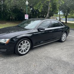 Audi A8 Black 2013 