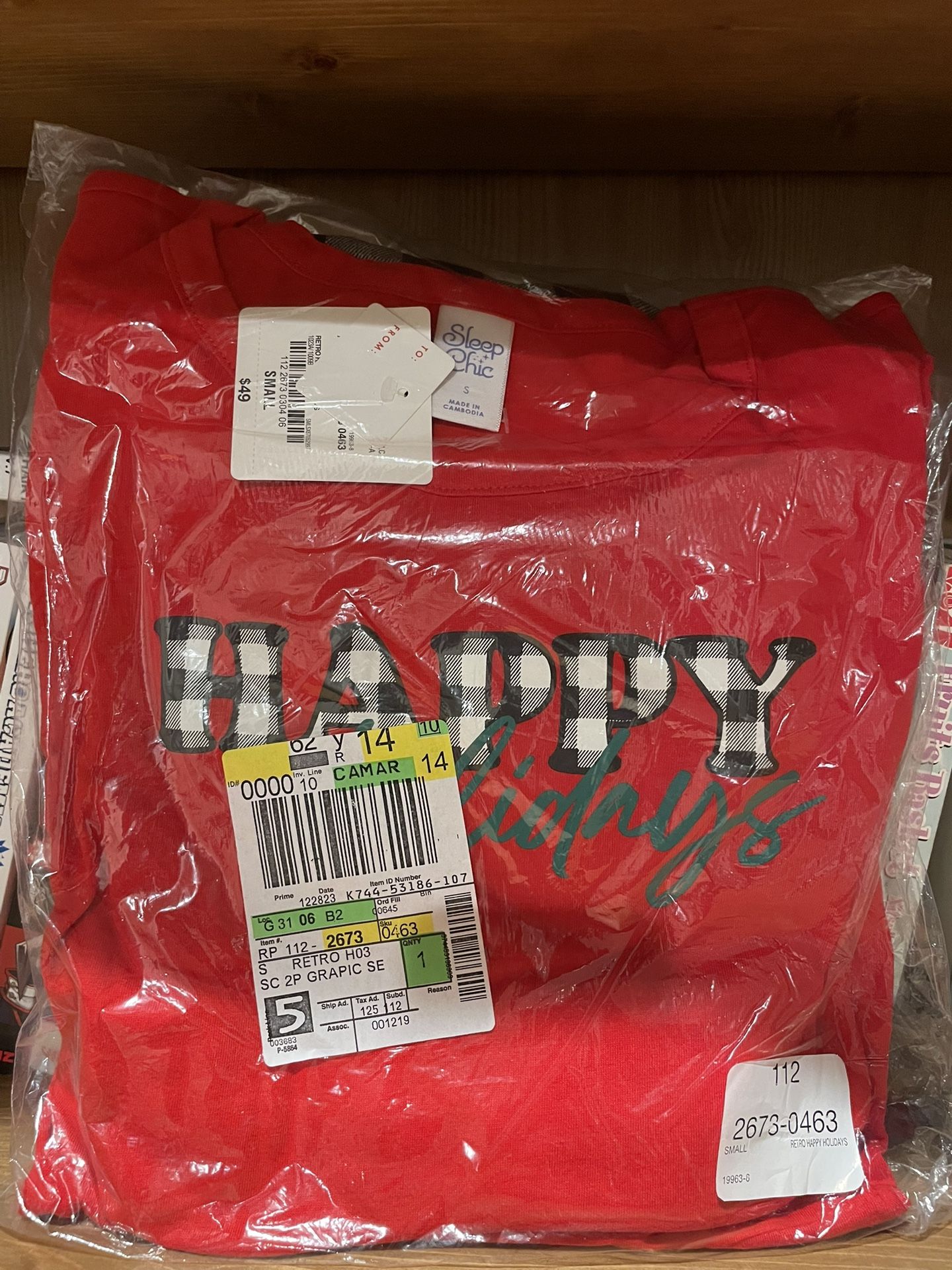 Happy Holidays Women Set Pajamas