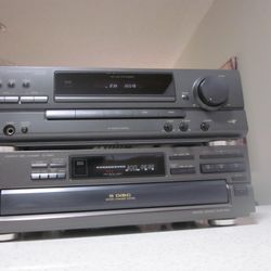 Technics High Power Stereo Receiver And 5-disc CD Player . Amazing Sounding Audio System In Like New Condition . Must See To Fully Appreciate .