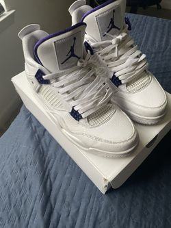 Purple Metallic Jordan 4