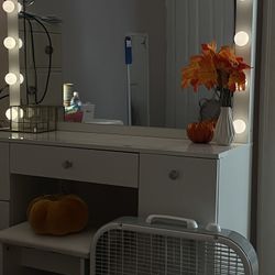 Vanity With Lights/ Marble Counter 