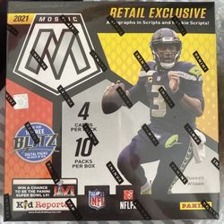 2021 Panini Mosaic NFL Mega Box - Fanatics Exclusive Trading Card Box