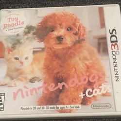 Nintendogs + Cats: Toy Poodle & New Friends COMPLETE Nintendo 3DS, 2011 Rating E
