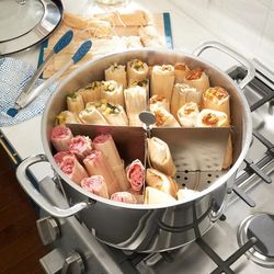 PRINCESS HOUSE.  20Qt. TAMALERA CON DIVISOR Y PARRILLA.  