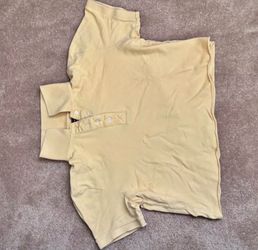 Abercrombie & Fitch Yellow Short Sleeve Polo Shirt