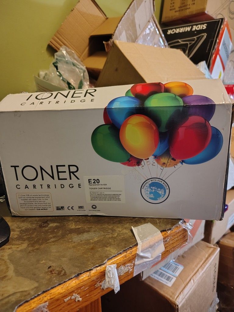 The toner cartridge E20 is a high-yield black toner designed specifically for Canon printers. This product is compatible with Canon printers and offer