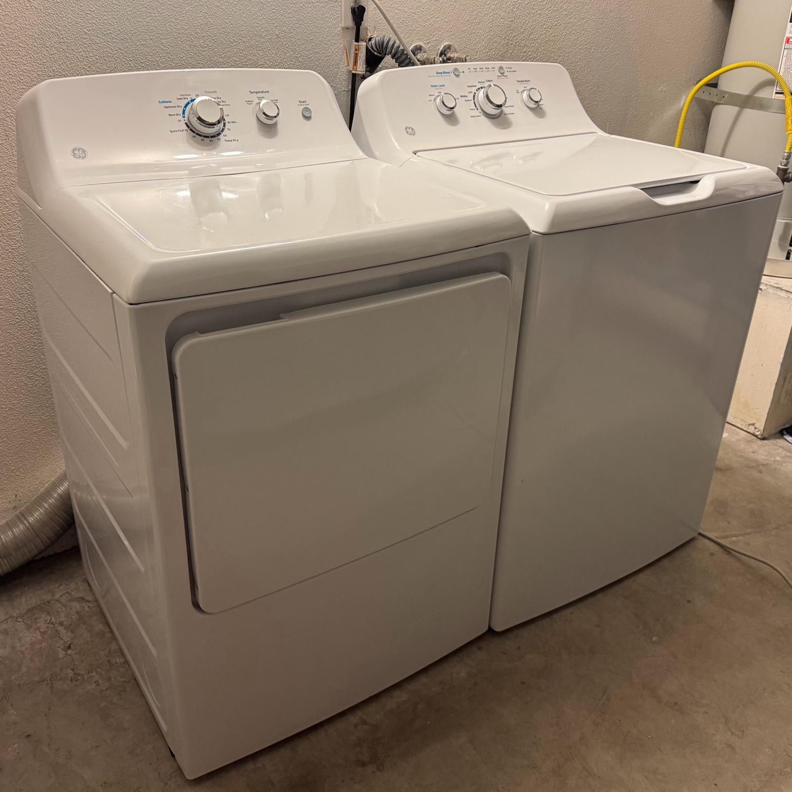GE Washer and Dryer