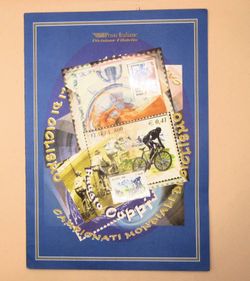 Cycling Poste Italiane Fausto Coppi World Champ Philatelic 1999 Souvenir