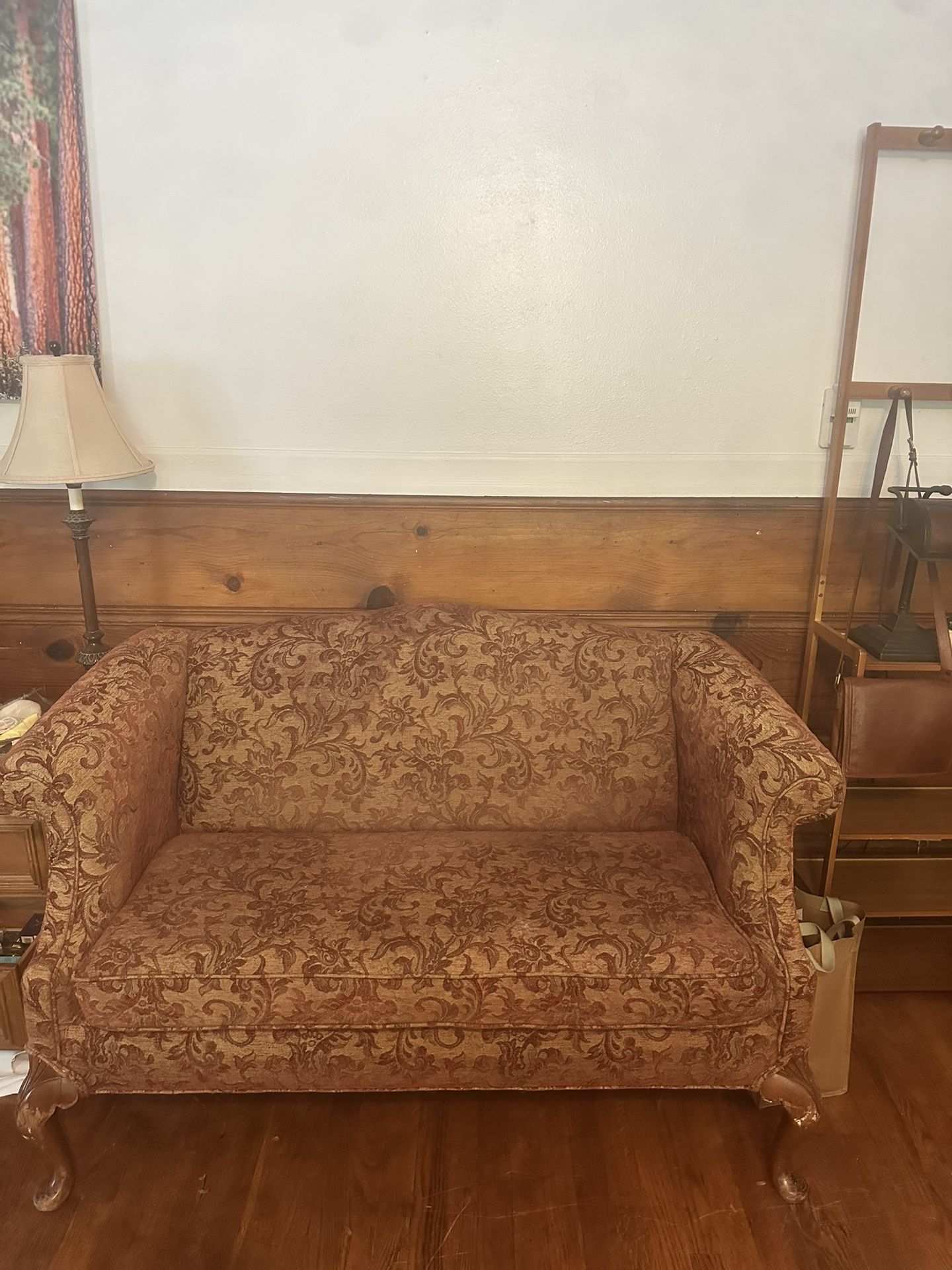 Red Loveseat