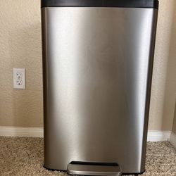 Kohler 18 gallon stainless steel kitchen trash can