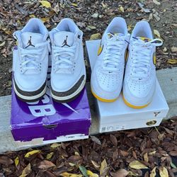 Jordan and Nike Pairs size 9
