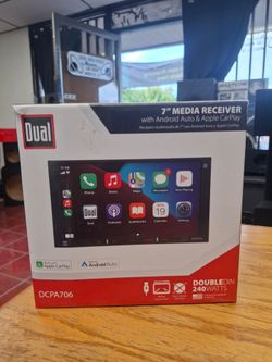 Dual DCPA706 7" Media Receiver With Android Auto And Apple CarPlay