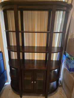 Brown Bookshelf