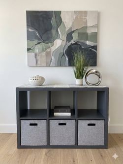 Cubby cabinet/sofa table or entry cabinet