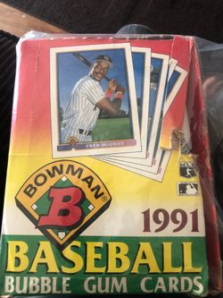 Bowman baseball bubblegum cards